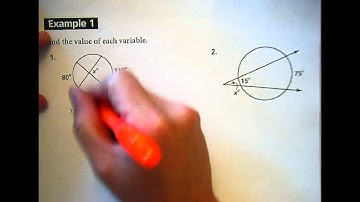Geo 12-5, Angles formed by Chords, Secants & Tangents