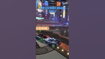 Why you never break a rule 1! #rocketleague
