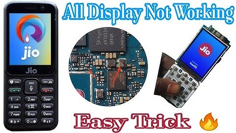 Jio F90m All Display Not Working // Jio Phone Display Not Working // How To Not Working Jio Display