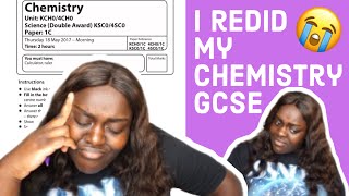 I TRIED TO TAKE MY CHEMISTRY GCSE AGAIN TO SEE IF I COULD GET THE SAME GRADE || B2SWEA