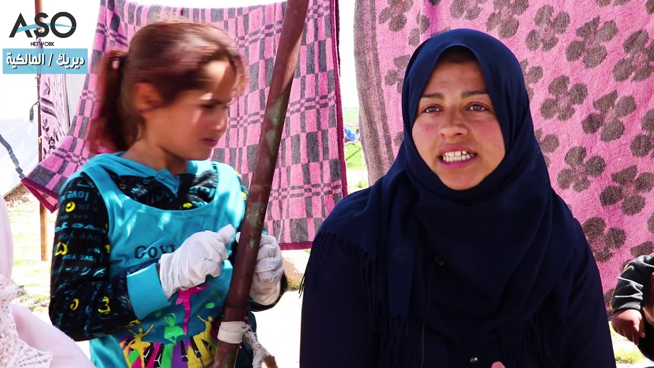 حملة للتعقيم داخل مخيم نوروز بريف مدينة ديريك