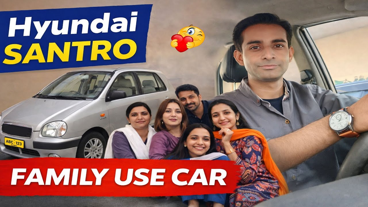 Hyundai Santro Family Use Car 🚗❤️”  | Real Family Car Review”📌 