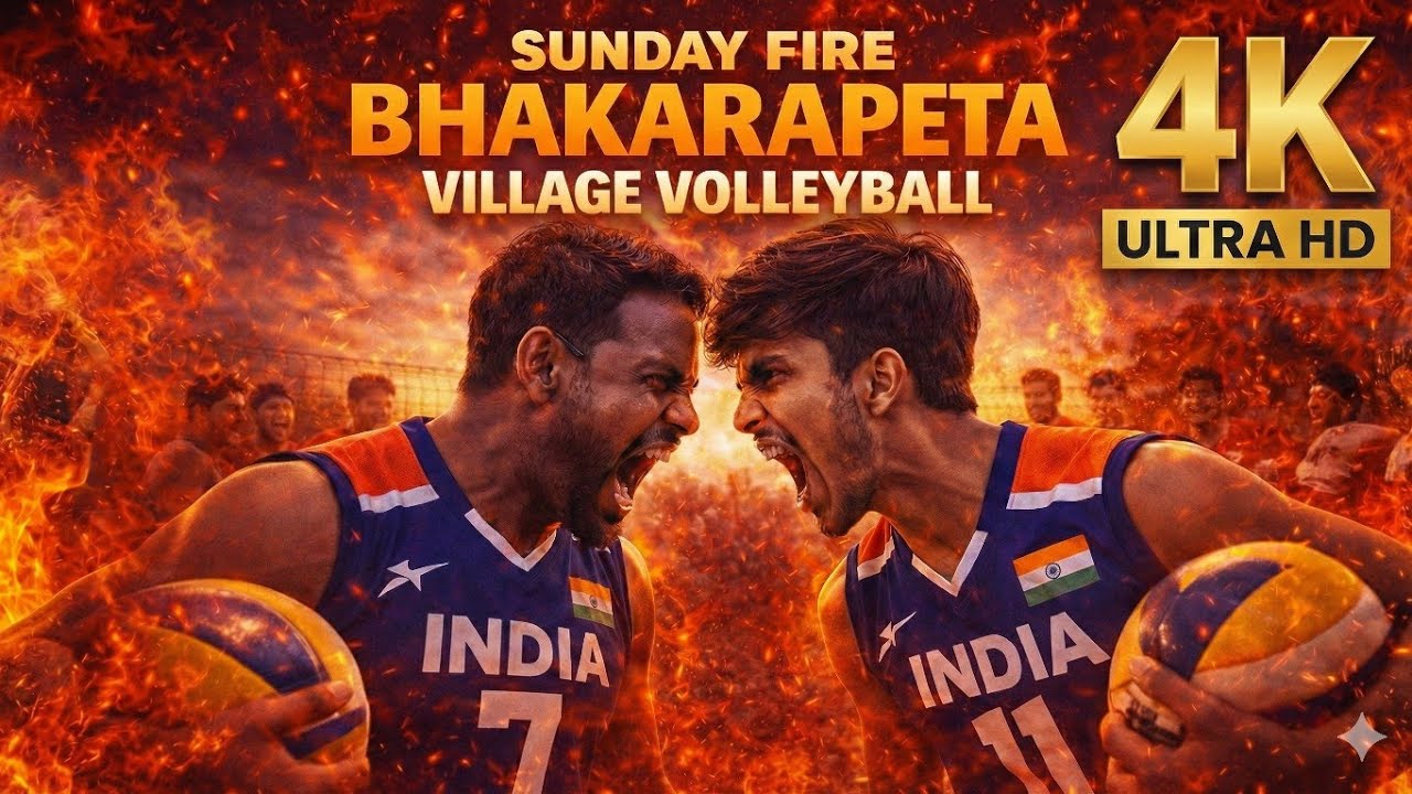 BHAKARAPETA VILLAGE VOLLEYBALL/sunday/11012026