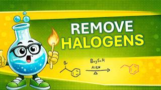 Radical Dehalogenation | Replace Halogens with H via Tributyltin Hydride & AIBN Mechanism