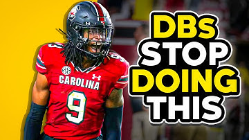 The 5 COMMON MISTAKES Defensive Backs Make