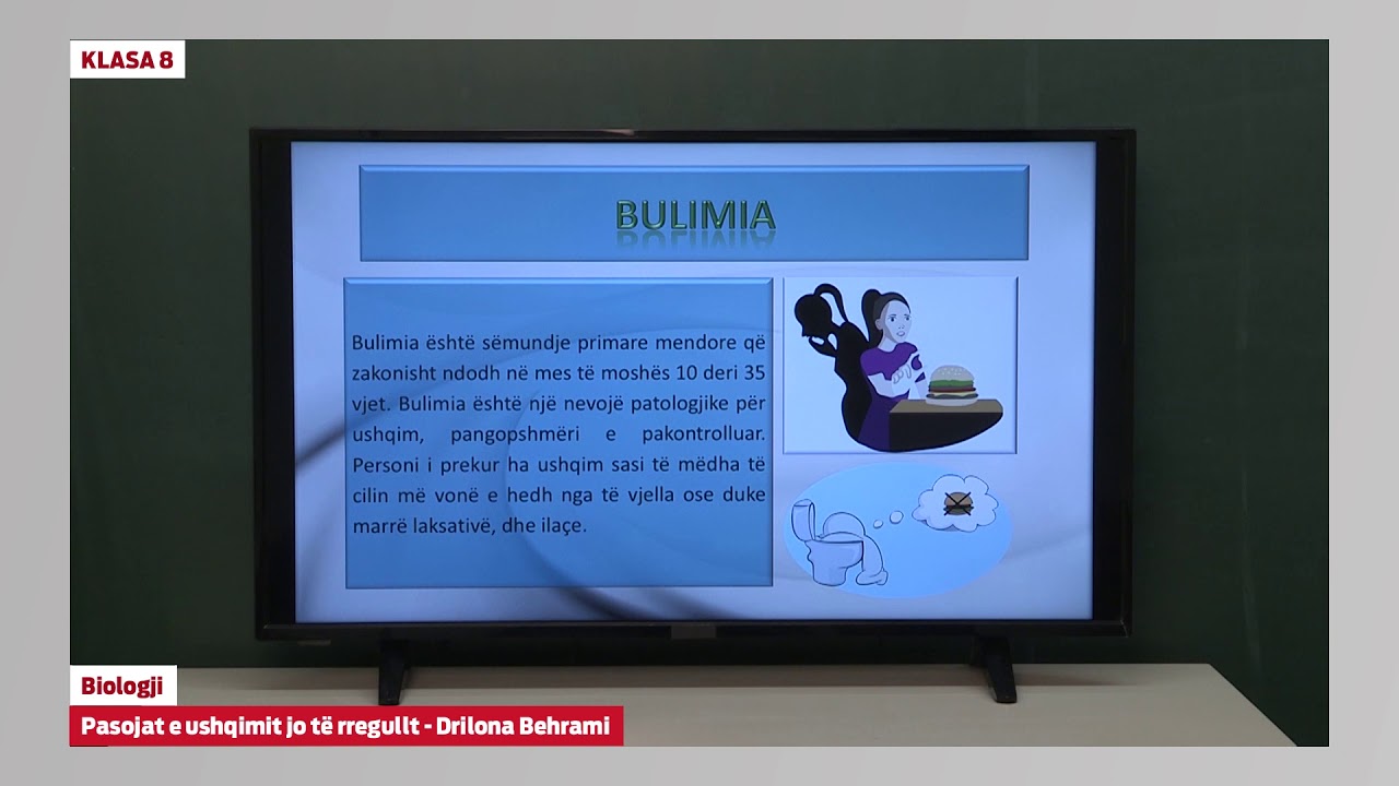 e Mesimi Klasa 8 - 8090 Biologji - Pasojat e ushqimit jo të rregullt