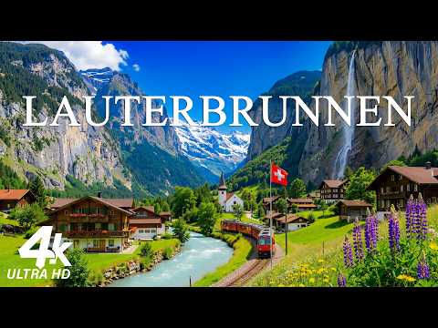 Lauterbrunnen 4K | Switzerland’s Hidden Eden – Epic Waterfalls, Alpine Valleys & Unreal Beauty