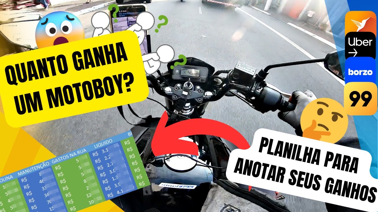🔴QUANTO GANHA UM MOTOBOY? + RESULTADO DO MÊS - YAMAHA FACTOR 150 ...