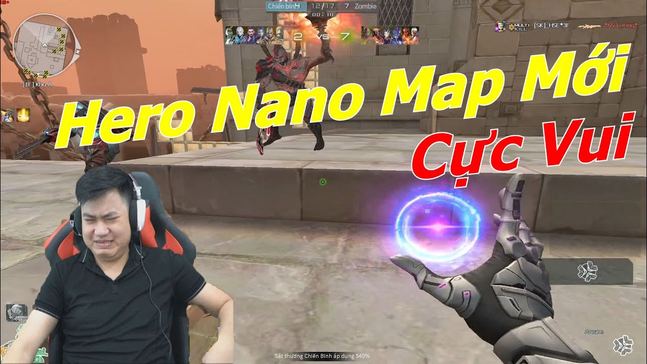 Chém Zombie Cực Đã Với Hero Map Nano Mới - Tiền Zombie v4