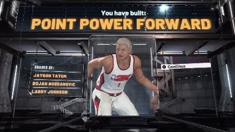Point Power Forward 2k21 Rarest build