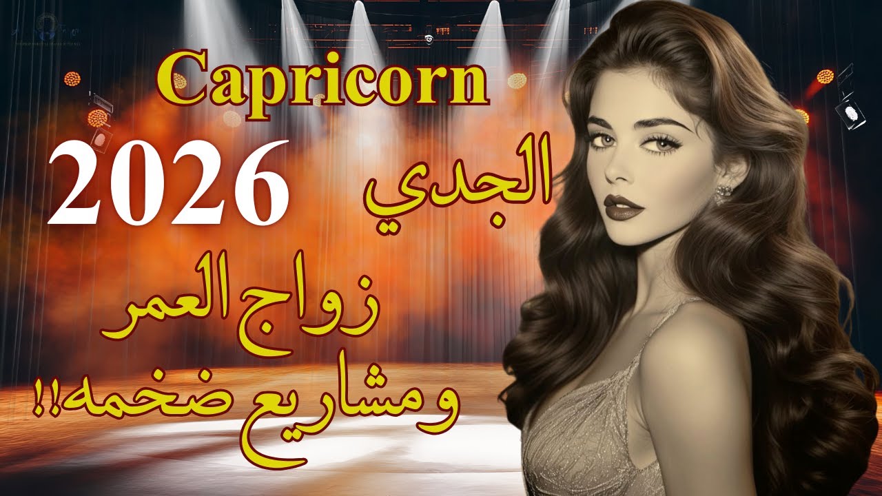 تاروت برج الجدي 2026🔥💍 زواج العمر وعقد صفقات قوية وبدايات جبارة أقوى عاااام #تاروت#الجدي