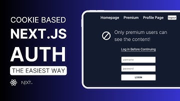 Next.js Auth | This is the Easiest Way To Build Auth with Cookie Sessions