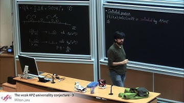 Milton Jara : The weak KPZ universality conjecture - 3