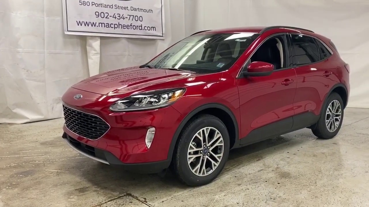Red 2020 Ford Escape SEL Review - MacPhee Ford - YouTube