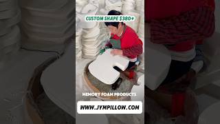 JYMPillow Factory: Classic Memory Foam Cushion#MemoryFoam #LumbarSupport #manufacturingprocess