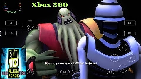 Ben 10 Alien Force Vilgax Attacks ( Xbox 360 ) Gameplay on Xenia Emulator Android 🔥 #ben10alienforce