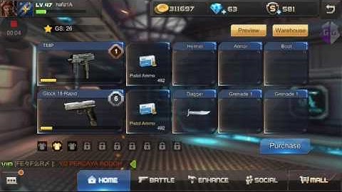 How to hack weapon lagend in crisis action