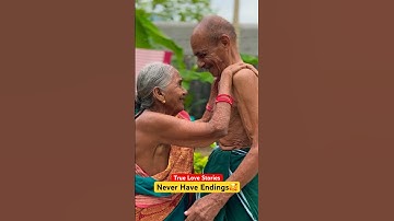 92 years Grandfather ❤️ 87 Years Grandmother 🥰😍 Love Story ❤️ #shorts #ytshorts #youtubeshorts