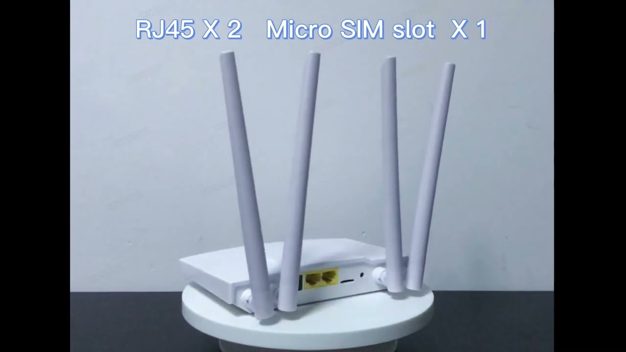 HOSAYA LC112 4G router SIM card WiFi 4G CPE Hotspot antenna 32 users RJ45 WAN LAN LTE 4G modem