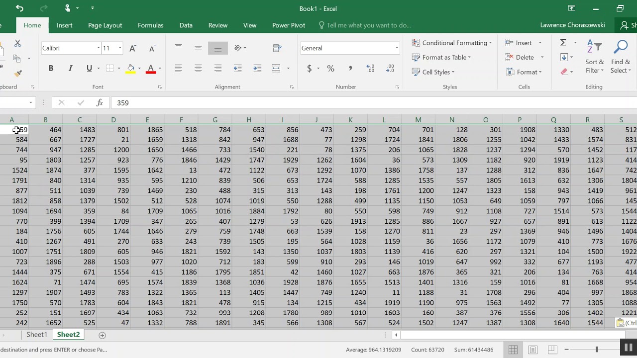 Using excel to create simulations involving random numbers youtube