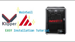 Creality K1 Mainsail port for Klipper easy tutorial
