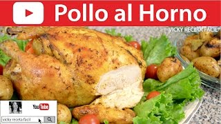 CÓMO HACER POLLO AL HORNO | Vicky Receta Facil