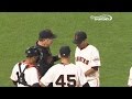 Bochy gives the ball to his son to pitch