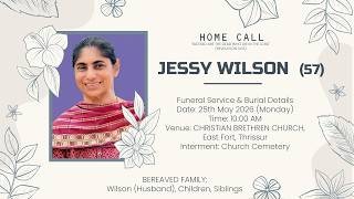 JESSY WILSON (57) - FUNERAL SERVICE | LIVE
