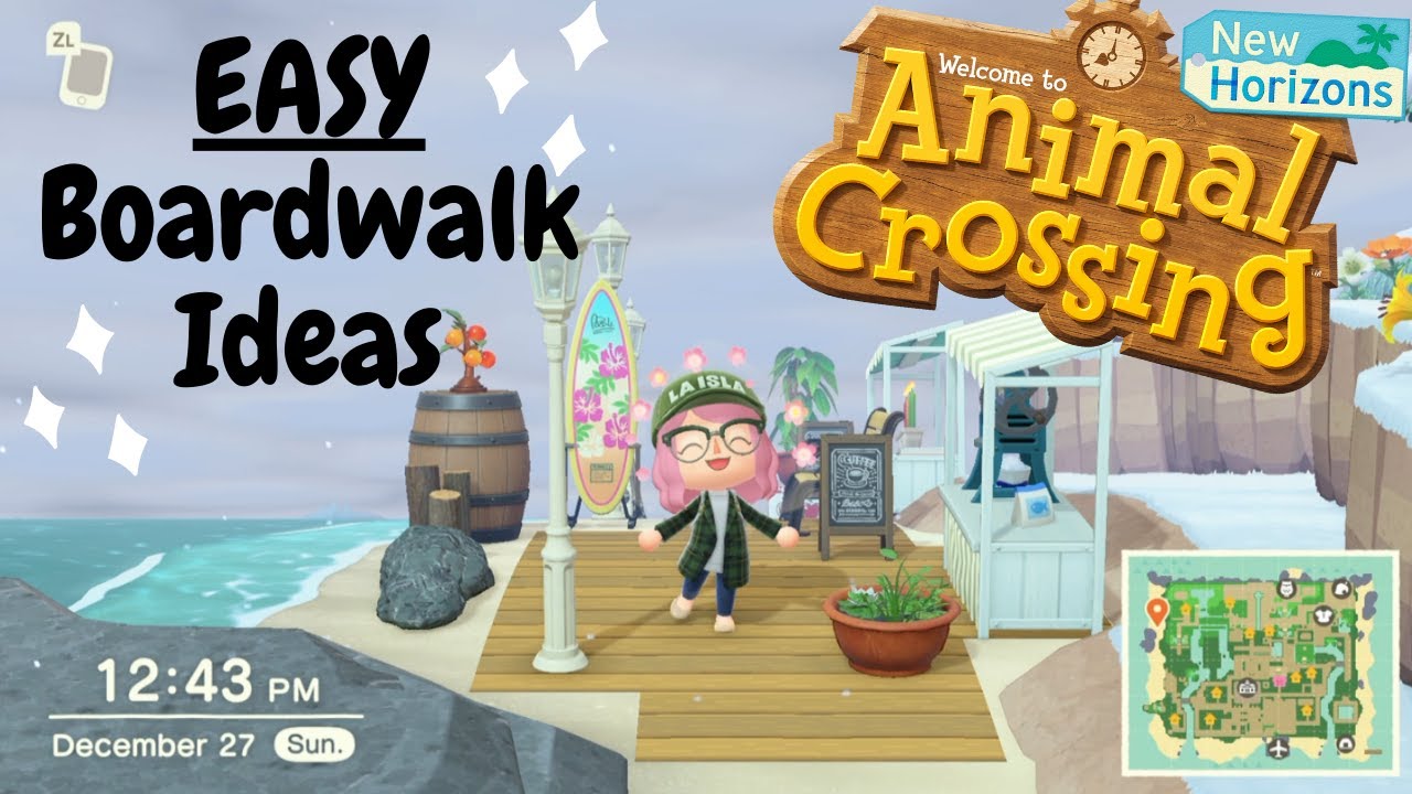 EASY Boardwalk Ideas | Animal Crossing New Horizons - YouTube