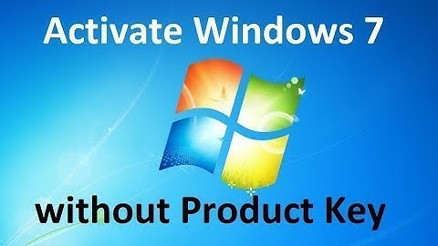 How to activate windows 7/8.1/10 without product key
