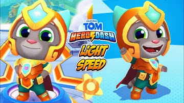 Talking Tom Hero Dash Light Speed Event-Gold Flash Tom play with iGameApple Android Gameplay (Ep-11)