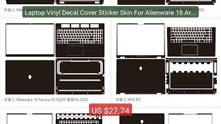 Laptop Vinyl Decal Cover Sticker Skin For Alienware 18 Area-51 16X ... — Top Rated 2026 | Buy Now!