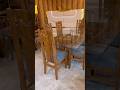 Elegant Wooden Dining Table Set | 6 Chairs | 12mm Glass Top | Premium Furniture #diningset #dining