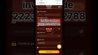 Raja game invite code | Raja games invite code tamil