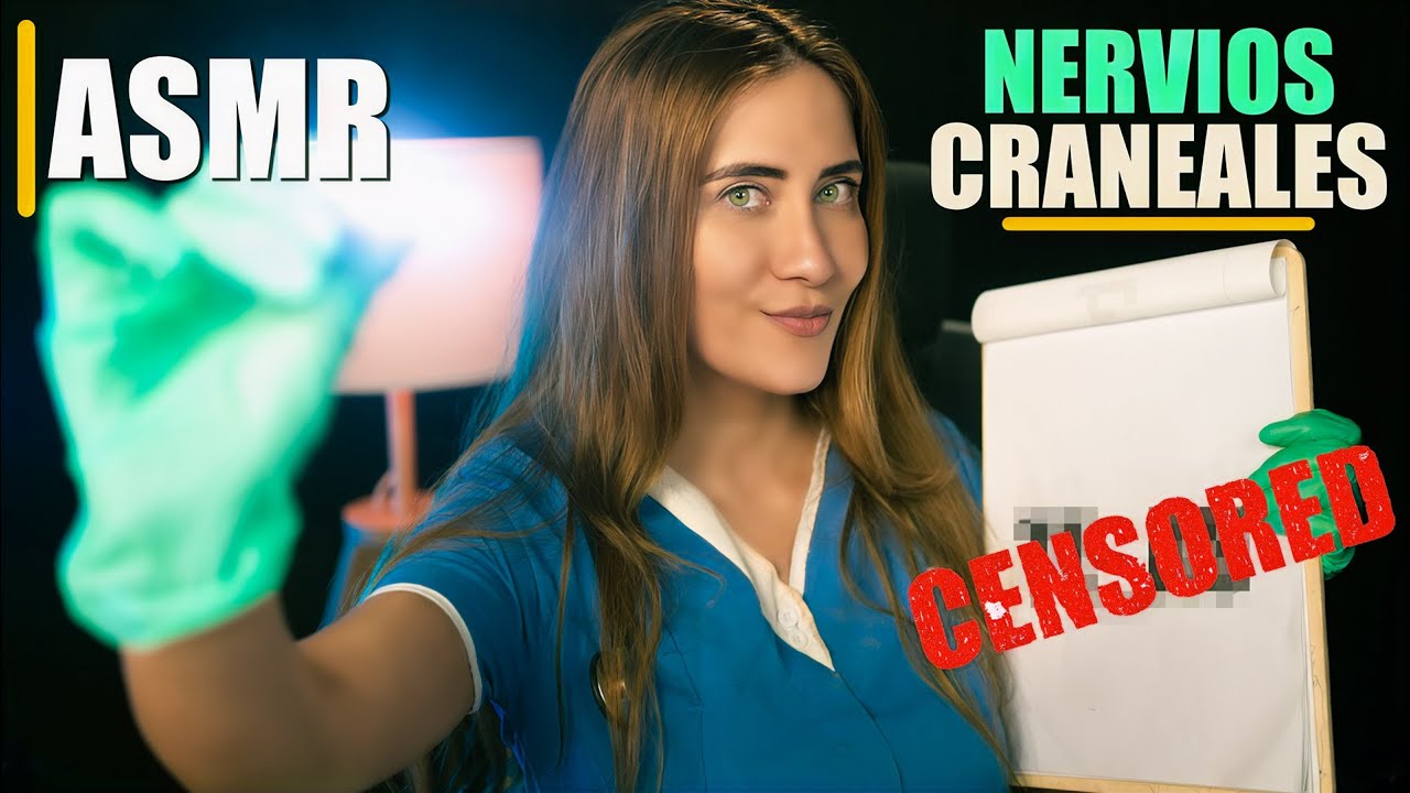 ASMR 4K NERVIOS CRANEALES realista y completo| Asmr para dormir| ASMR Español | Asmr with Sasha