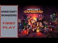 MINECRAFT DUNGEONS - FIRST PLAY! worth the hype?