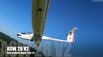 Volantex ASW 28 V2 - New Camera Angle  *** Test #1 ***