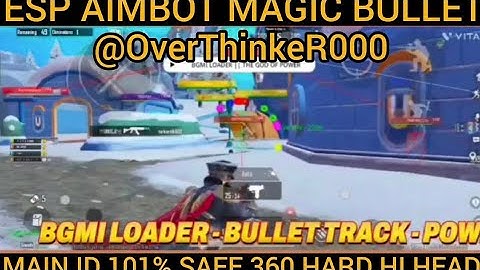 BGMI 4.1 ESP HACK MOD APK AIMBOT MAGIC BULLET TRACKING LOADER 4.1