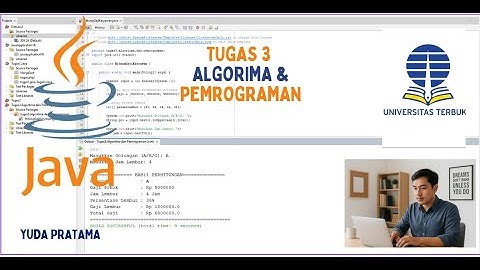 Tugas 3 Algoritma & Pemrograman | Universitas Terbuka