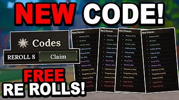 NEW WORKING RE ROLL CODE!! in The Forge Roblox
