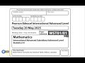 IAL Statistics S1 May/June 2025 Paper Walkthrough | Full Step-by-Step Solutions. Qns 1, DRV