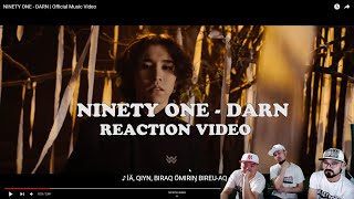 NINETY ONE - DARN РЕАКЦИЯ/REACTION VIDEO