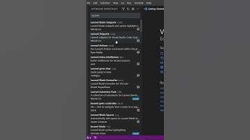 8 Awesome VS Code Extensions for Laravel Developers | #Shorts