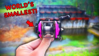 World's SMALLEST BAITCASTER Fishing Reel (BAD IDEA!) 