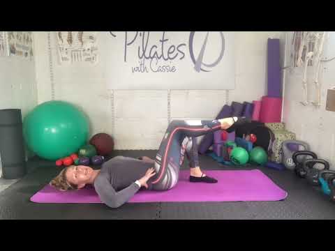 Pilates Scissors Exercise Adaptation - find those LOWER ABDOMINALS