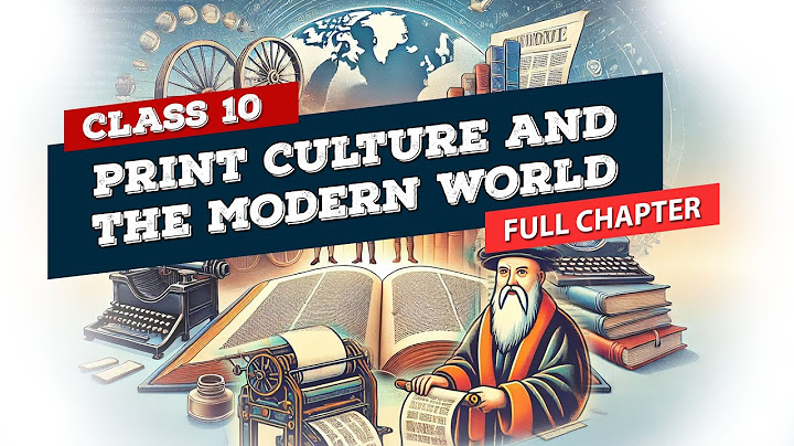 Print Culture and The Modern World Class 10 full chapter (Animation) | Class 10 History Chapter 5 thumbnail