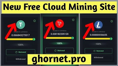 New Free Bitcoin Mining Website || New Free Cloud Mining Website 2023 || Zero Investment Mining Site