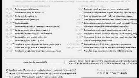 Fakturancik - Kody GTU - FlySoft.pl - SolidneProgramy.pl