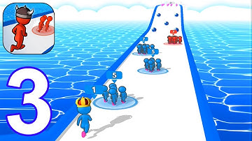 Crowd Battle 3D - Gameplay Part 3 All Levels 21-27 (Android, iOS) #3