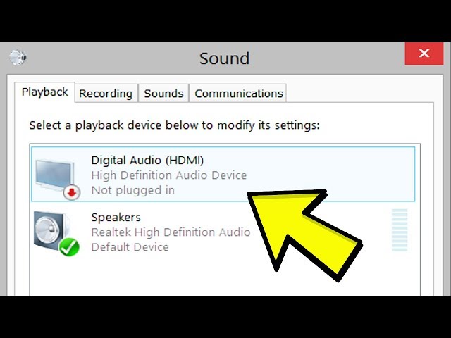 FIX: HDMI isn't in playback Windows 10/11